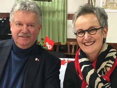 Eugen Roth und Dunja Sauer