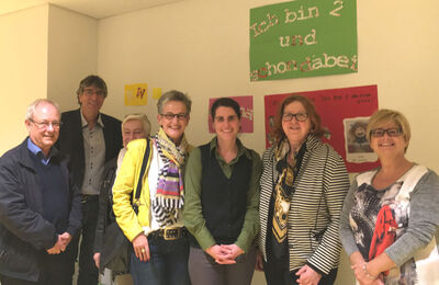 v.l.n.r.: Werner Röhrig, Ralf Weber, Helga Roth, Dunja Sauer, Maren Jung, Marika Flierl und Thea Holzer