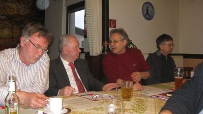 Das Präsidium: Bestehend aus Klaus Bian-Rosa, Albrecht Herold, Thomas Berrang und Reiner Kirn