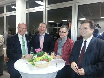 v.l.n.r.: Rolf Pohl, Stefan Pauluhn, Dunja Sauer, Sven Meier