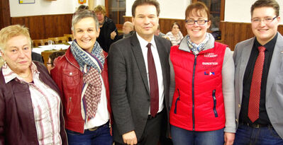 v.l.n.r.: Helga Roth, Dunja Sauer, Sven Meier, Andrea Gehring, Maximilian Raber