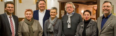 Sven Meier, Helga Roth, Harald Gries und Dunja Sauer; für den Kreistag Karl-Heinz Härdter, Ruth Henrich, Siegfried Thiel